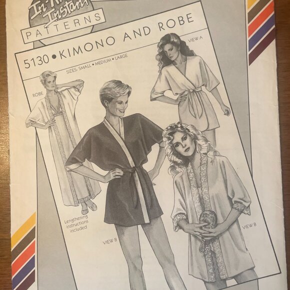 Three (3) Lingerie Vintage Sewing Patterns - 2 UNCUT - Picture 4 of 8